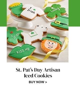 St Pat’s Day Artisan Iced Cookies