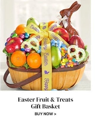 Easter Fruit & Treats Gift Basket