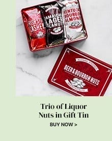 Trio of Liquor Nuts in Gift Tin