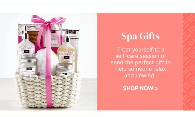 Spa Gifts - Treat yourself to a self-care session or send the perfect gift to help someone relax and unwind.