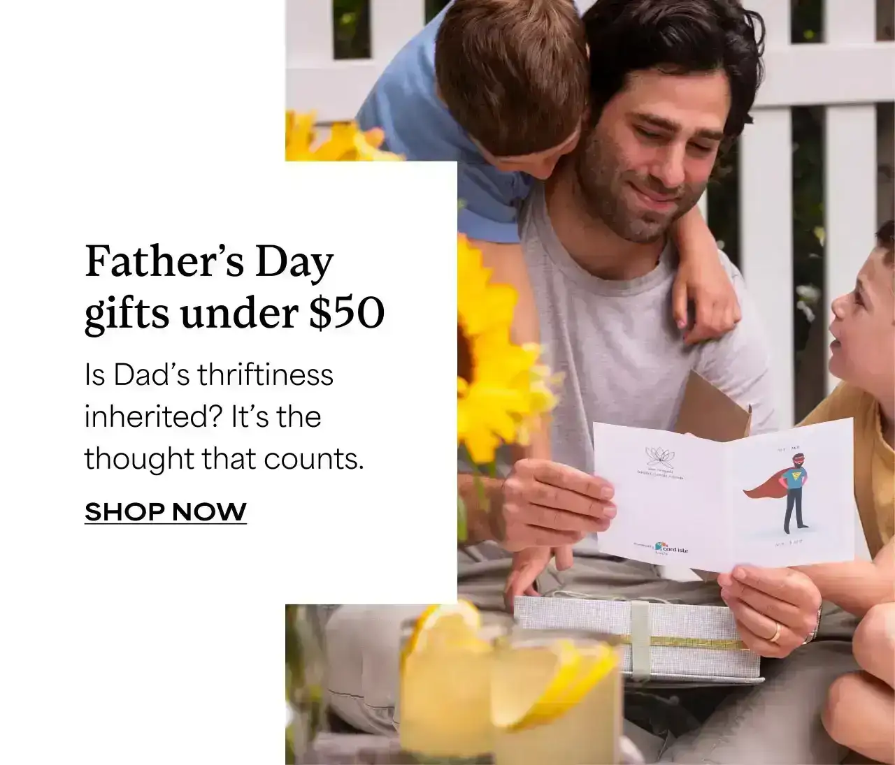 FATHER'S DAY GIFTS UNDER \\$50