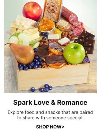 Spark Love & Romance - Explore food and snacks that are paired to share with someone special.