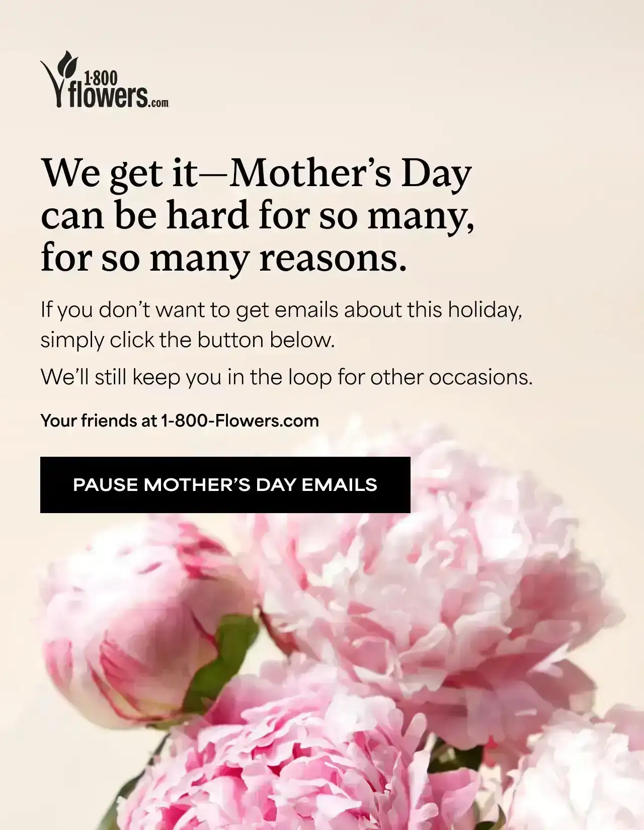 Pause Mother's Day Emails