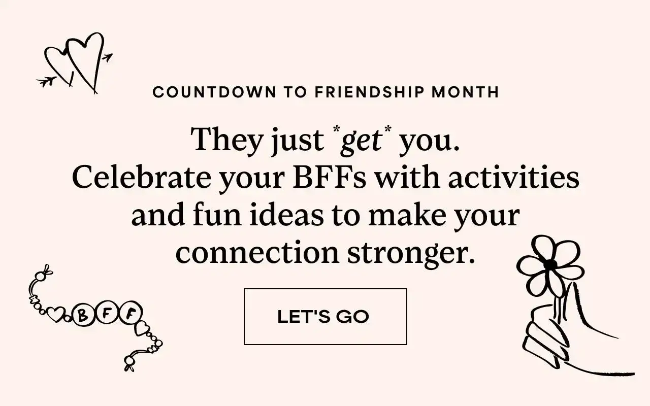 COUNTDOWN TO FRIENDSHIP MONTH