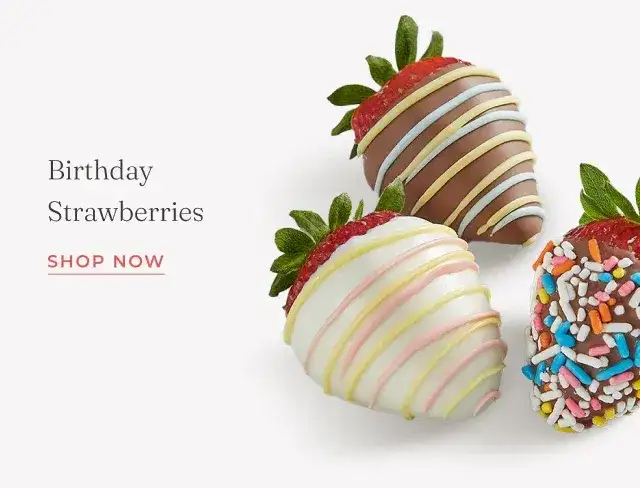 BIRTHDAY STRAWBERRIES