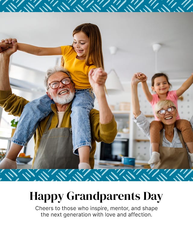 Happy Grandparents Day - Cheers to those who inspire, mentor, and shape the next generation with love and affection.