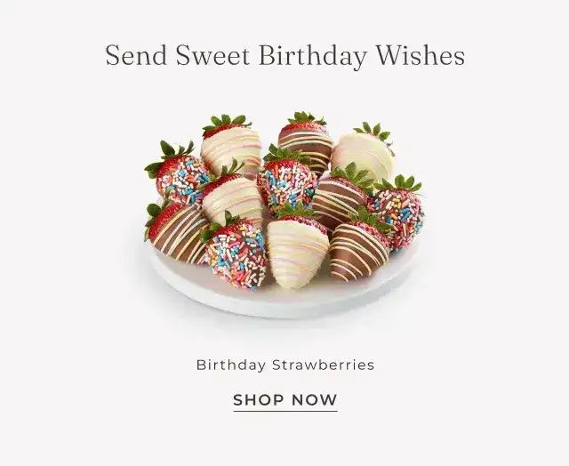 BIRTHDAY STRAWBERRIES