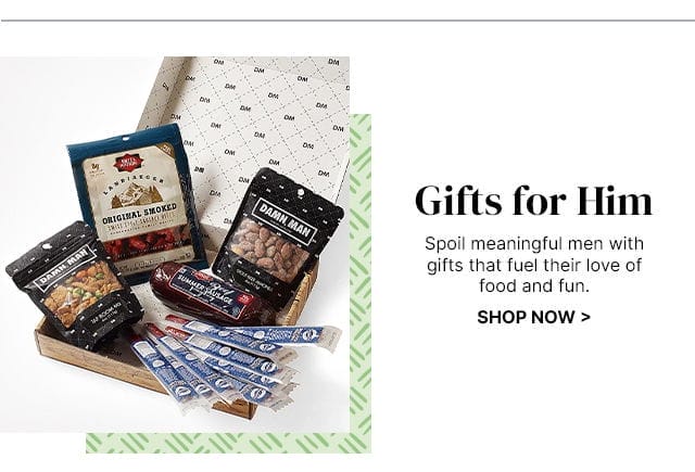 Gifts for Him - Spoil meaningful men with gifts that fuel their love of food and fun.