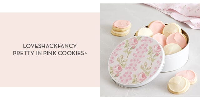 LoveShackFancy Pretty in Pink Cookies