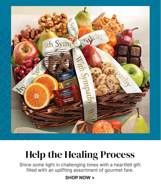 Help the Healing Process - Shine some light in challenging times with a heartfelt gift filled with an uplifting assortment of gourmet fare.