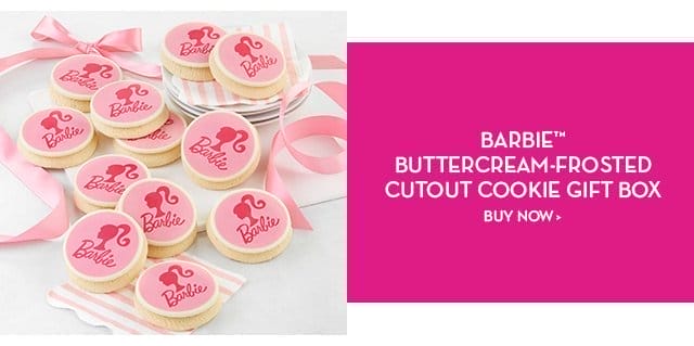 Barbie™ Buttercream-Frosted Cutout Cookie Gift Box