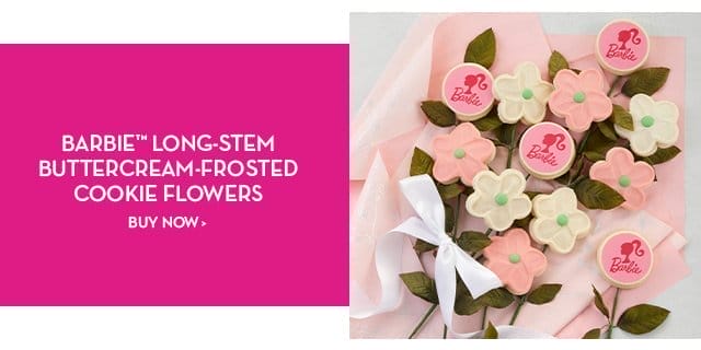 Barbie™ Long-Stem Buttercream Frosted Cookie Flowers