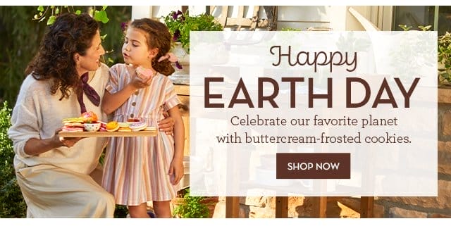 Happy Earth Day - Celebrate our favorite planet with buttercream-frosted cookies. 