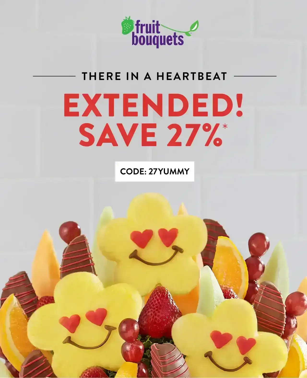 EXTENDED! SAVE 27% WITH CODE 27YUMMY