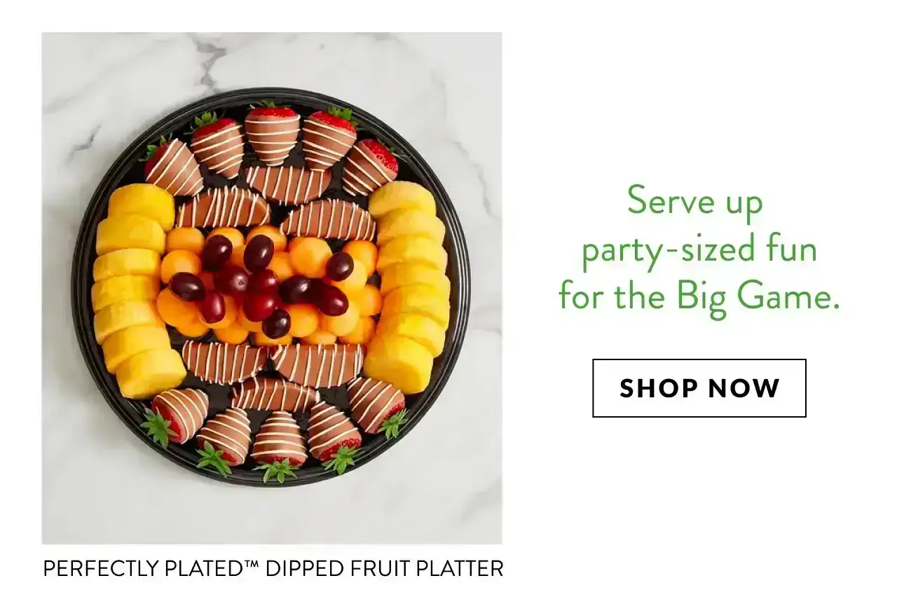 Perfectly Plated Dipped Fruit Platter