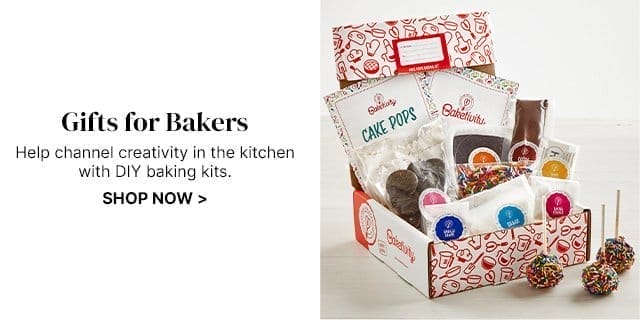 Gifts for Bakers - Help channel creativity in the kitchen with DIY baking kits.