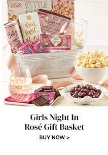 Girls Night In Rose Gift Basket