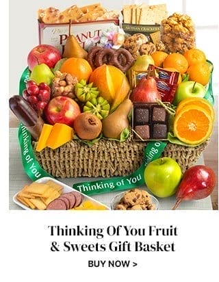 Thinking Of You Fruit & Sweets Gift Basket