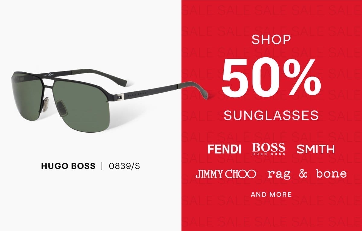 50% off Sunglasses