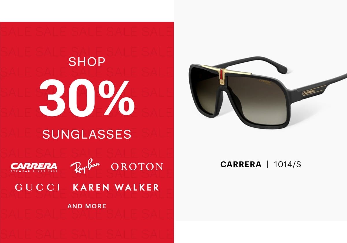 30% off Sunglasses