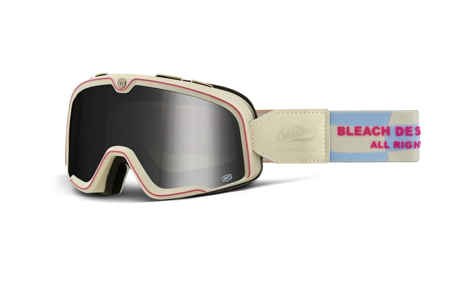 BARSTOW® Goggle MotoBleach Design Werks/Mirror Silver Lens