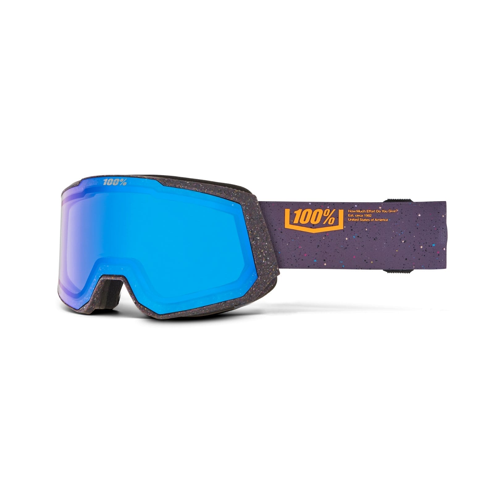 SNOWCRAFT XL Goggle Snow Academia/HiPER® Blue Flash Mirror w/ Bonus HiPER® Orange ML Mirror