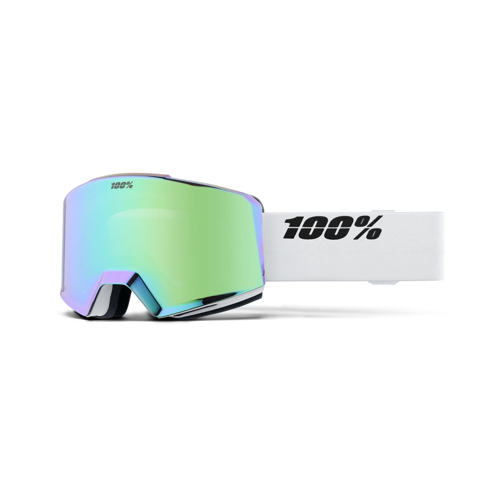 NORG Goggle Snow White/HiPER® Green Mirror w/ Bonus HiPER® Turquoise Mirror