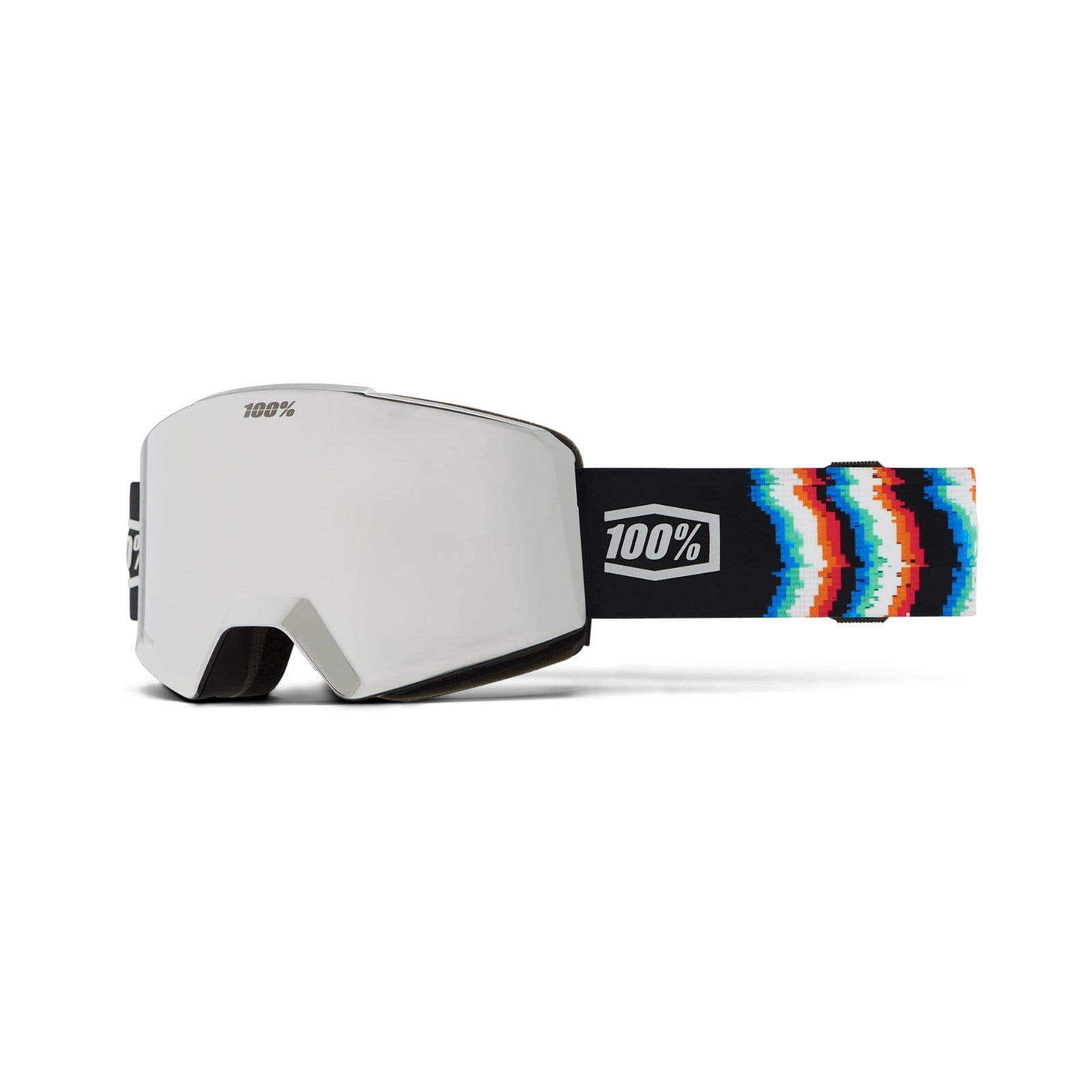 NORG Goggle Snow Static/HiPER® Silver Mirror w/ Bonus HiPER® Blue ML Mirror