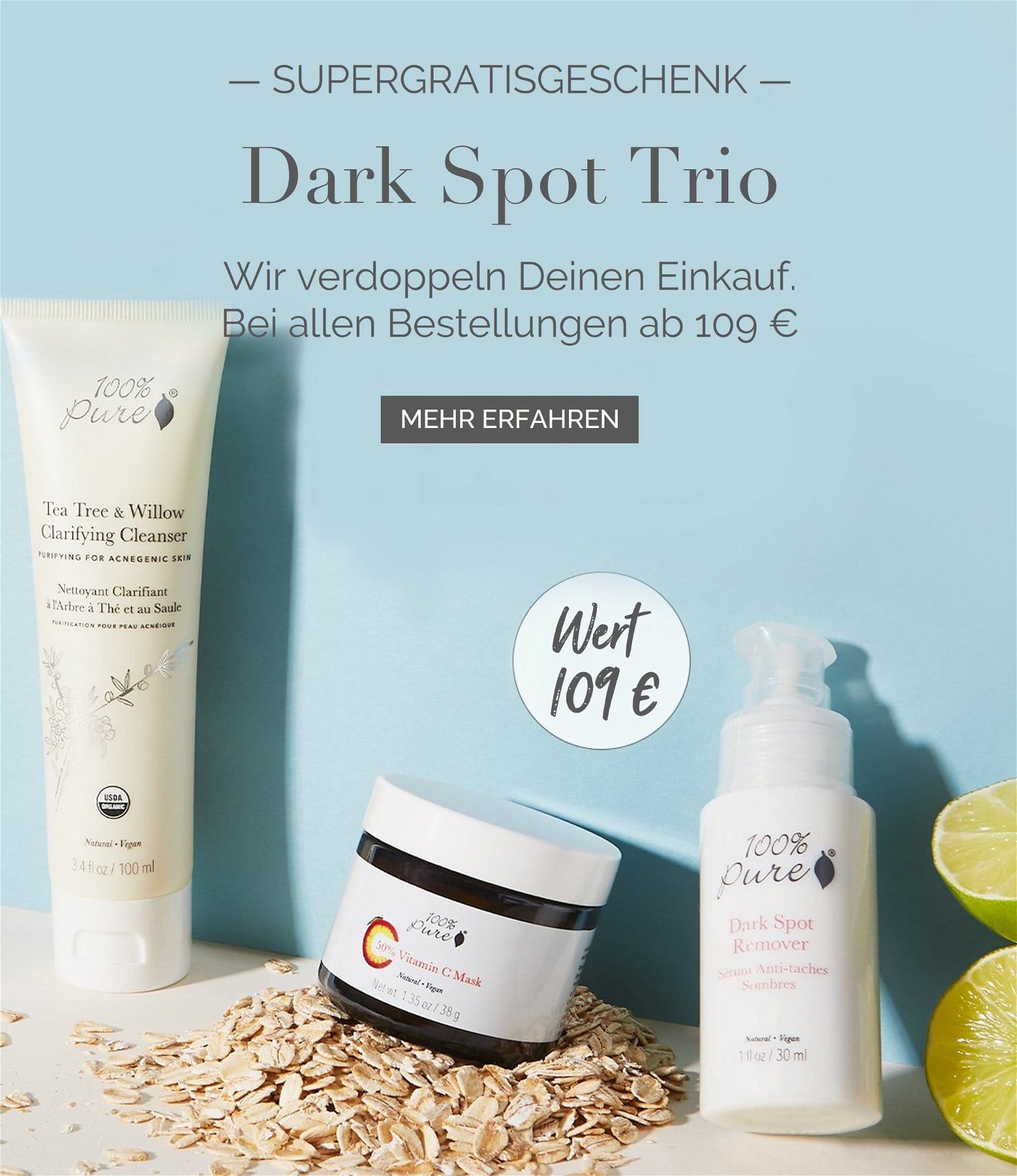 Dark Spot Trio im Wert von 109 €