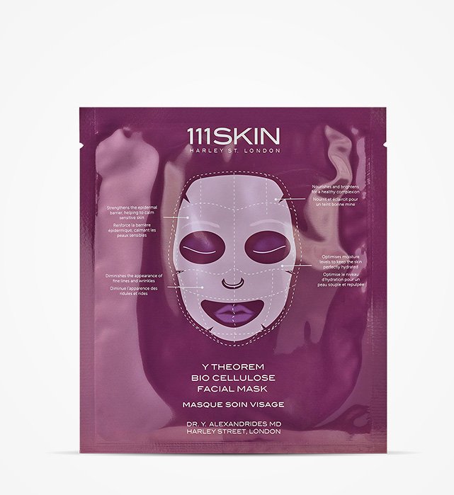 Y THEOREM BIO CELLULOSE FACIAL MASK Advanced Masking Technology Soothes, Softens And Strengthens Stressed Skin.