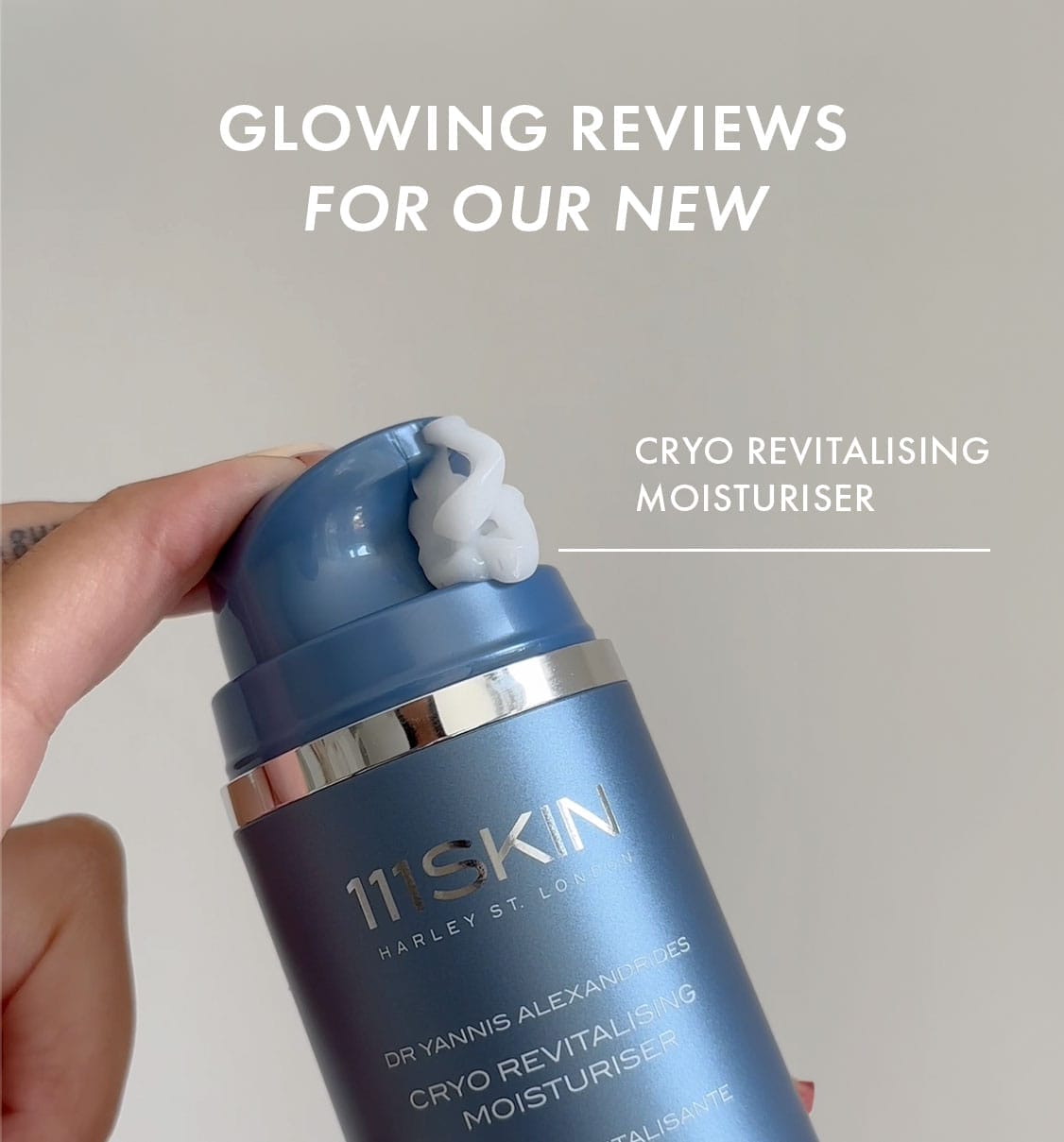 GLOWING REVIEWS FOR OUR NEW CRYO REVITALISING MOISTURISER