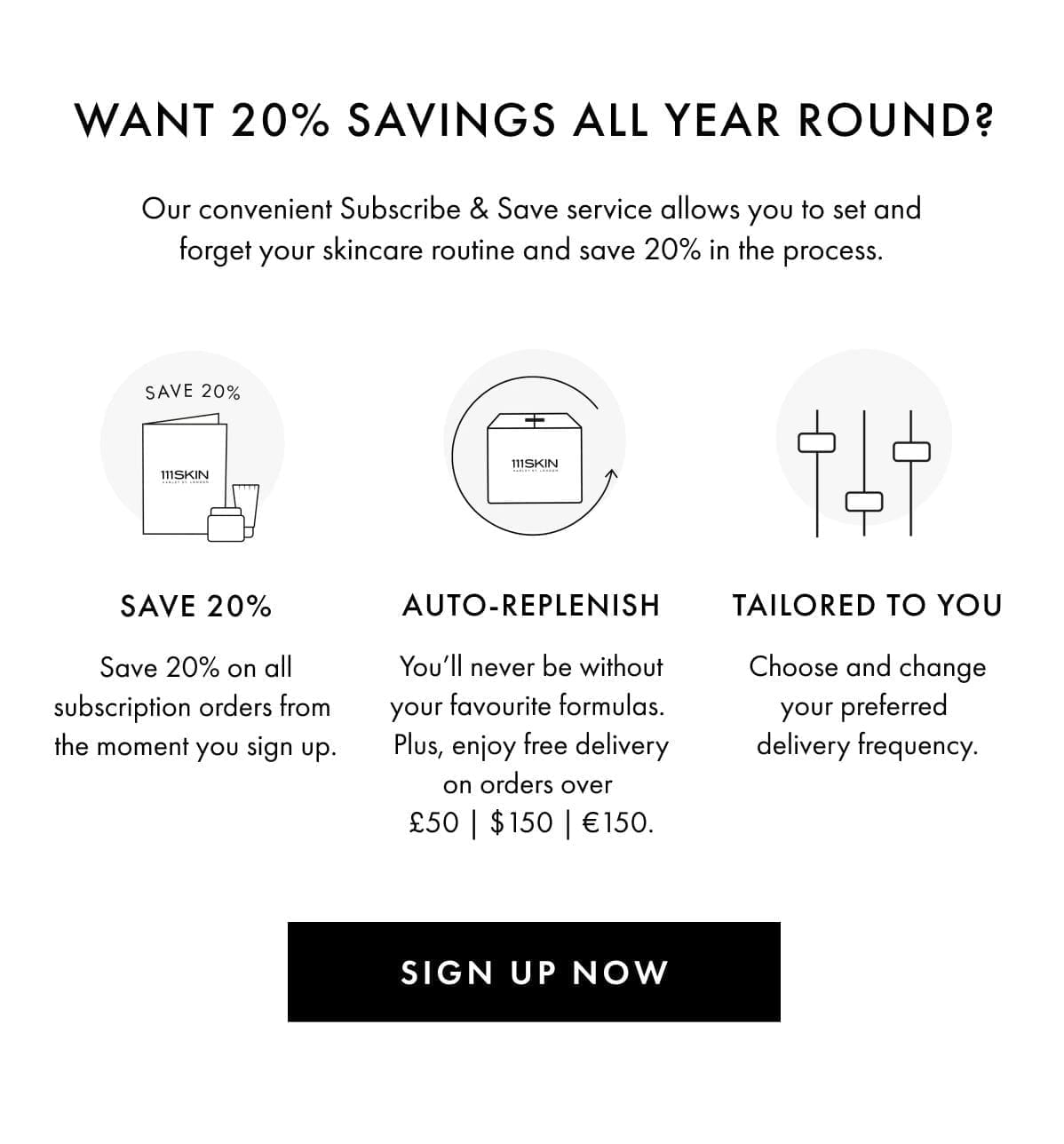 WANT 20% SAVINGS ALL YEAR ROUND? 