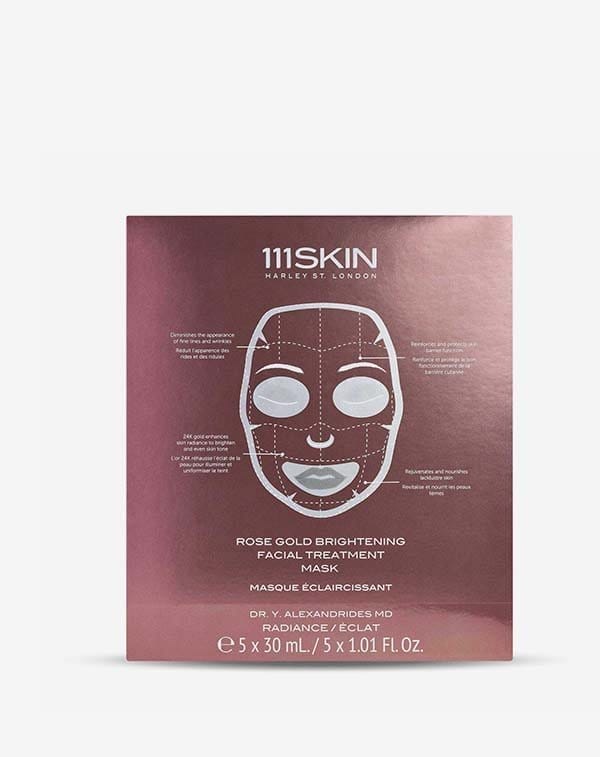 ROSE GOLD BRIGHTENING FACIAL TREATMENT MASK | A Hydrogel Sheet Mask To Elicit Radiant Skin