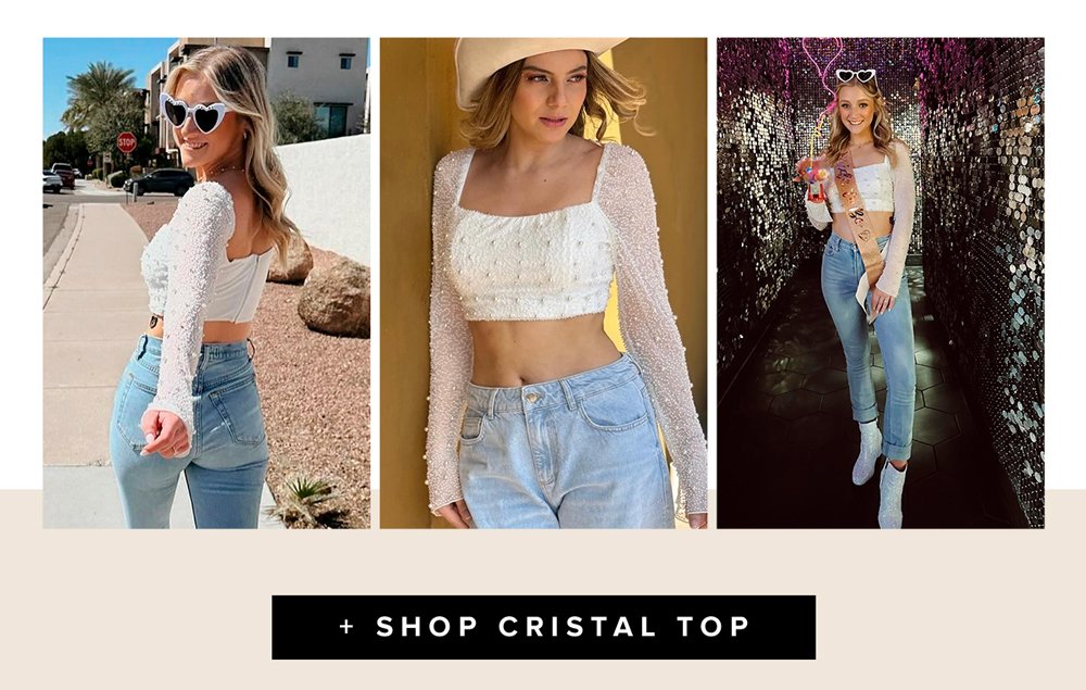 shop cristal top