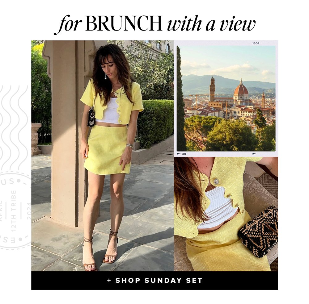 for brunch with a view shop sunday set