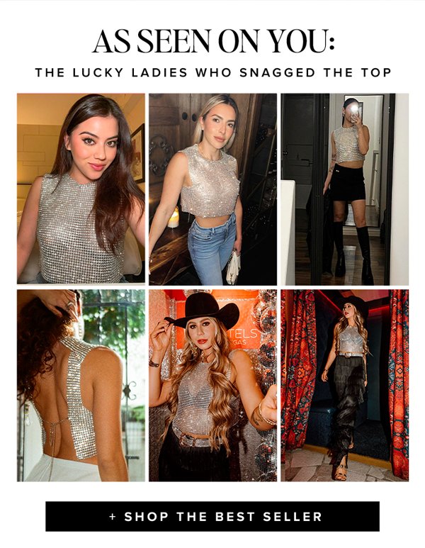 as seen on you: the lucky ladies who snagged the top