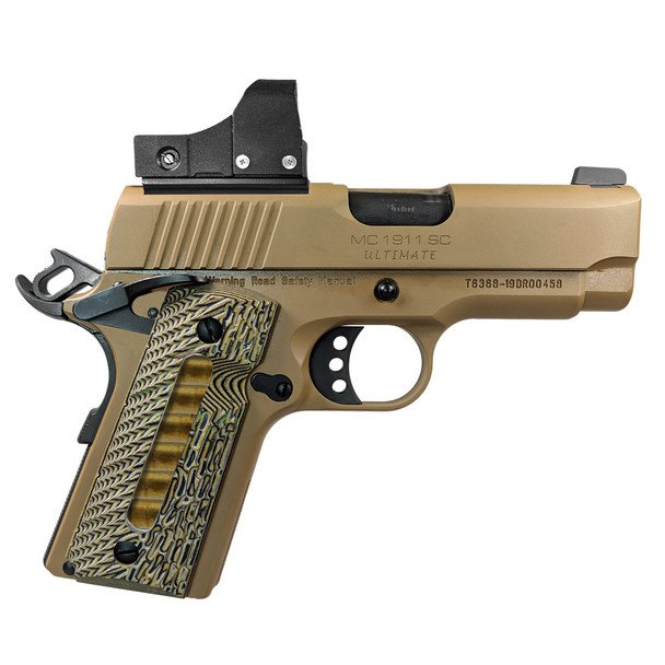 EAA GiRSAN MC1911 SC Ultimate 9mm 3.4in 6rd Dark Earth Pistol