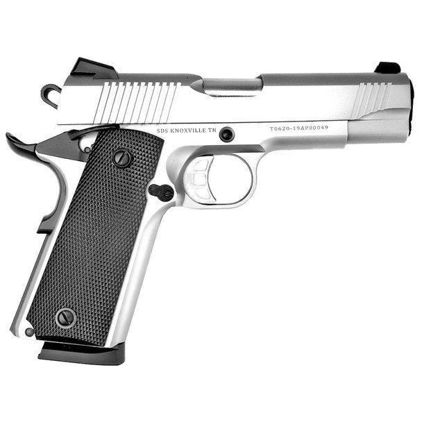 TISAS 1911 Carry SS45 45ACP 4.25in 8+1rd Stainless Steel Semi-Auto Pistol