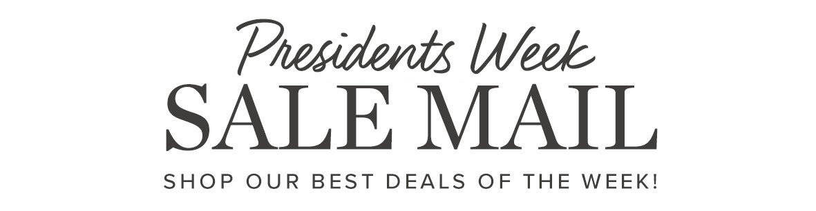 Presidents Week is on: Save up to 70% now