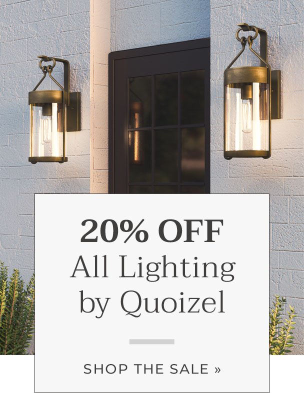 Save big on select styles from Quoizel