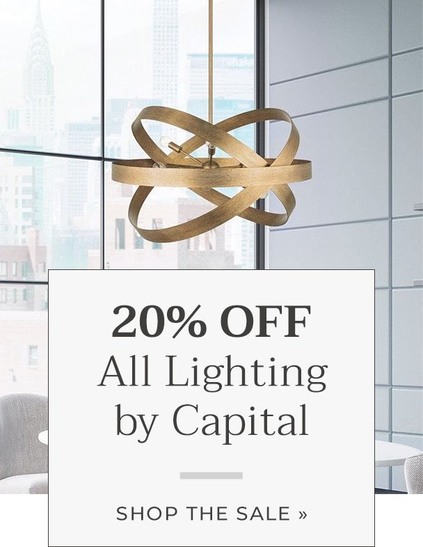 Save big on styles from Capital Lighting