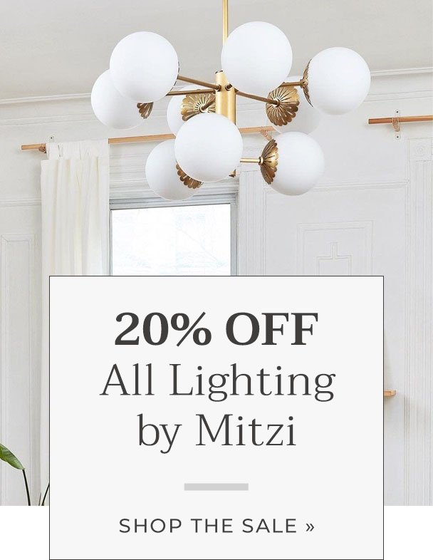 Save big on styles from Mitzi