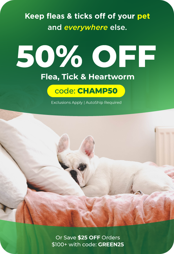 Keep fleas and ticks off of your pet and everywhere else.