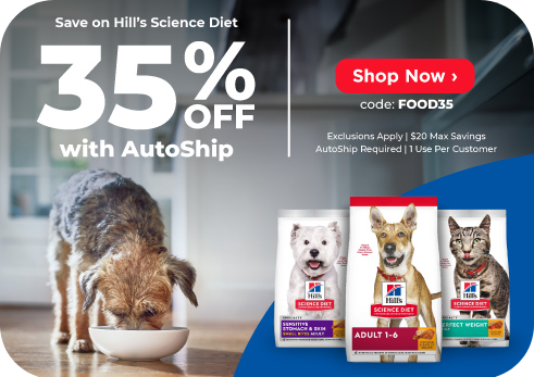 35% off Hill's Science Diet with code FOOD35