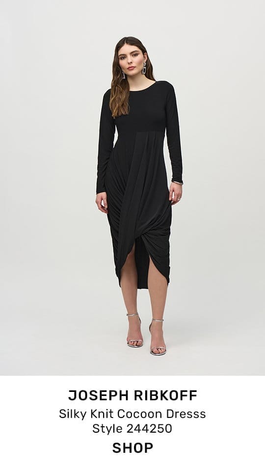 Silky Knit Cocoon Dress