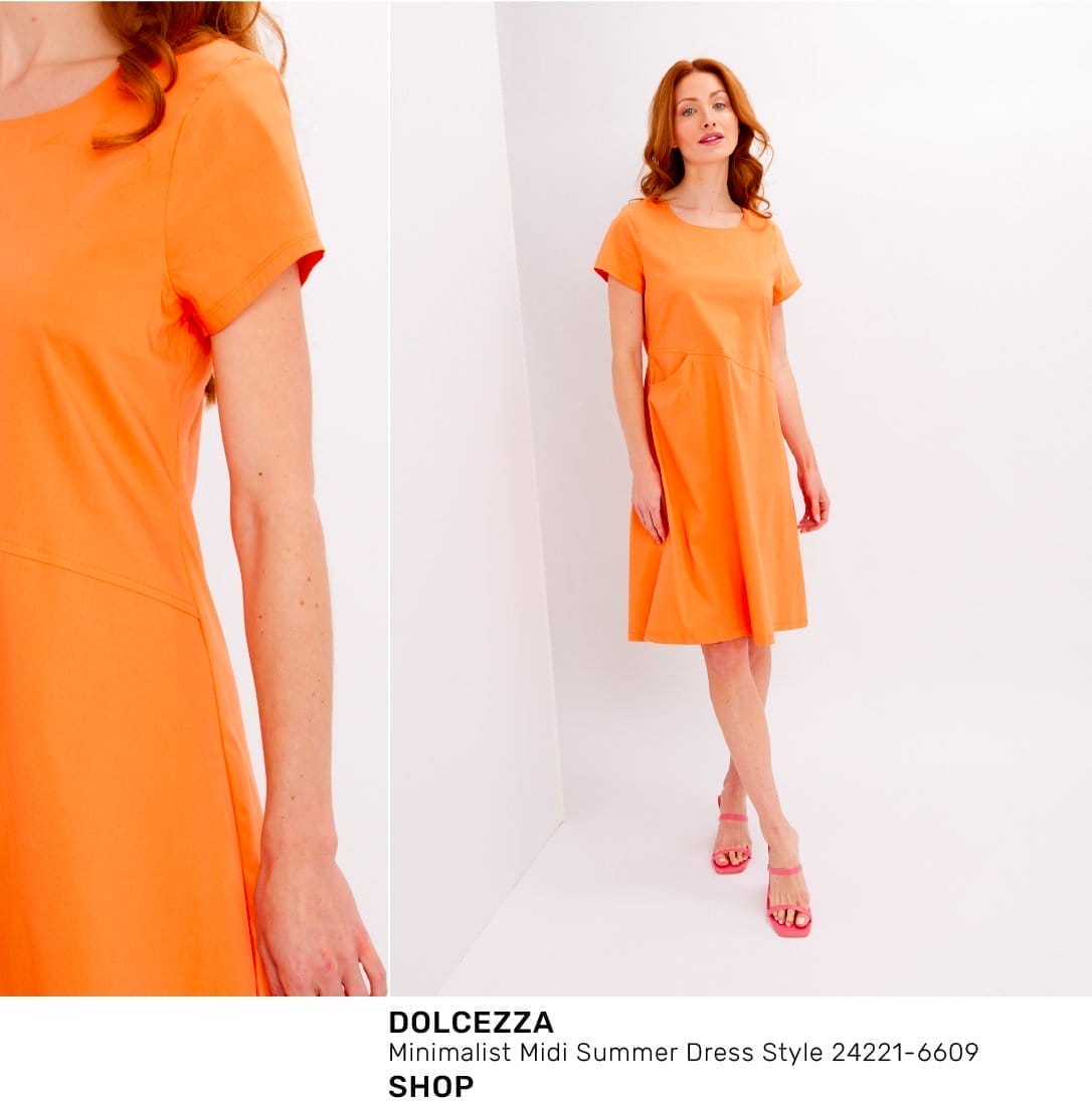 Minimalist Midi Summer Dress Style 24221-6609