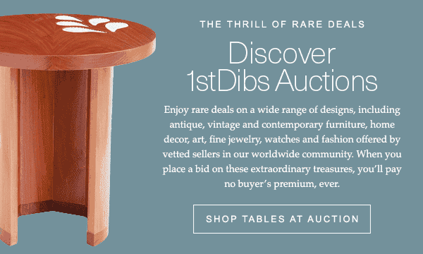 SHOP TABLES AT AUCTIONS