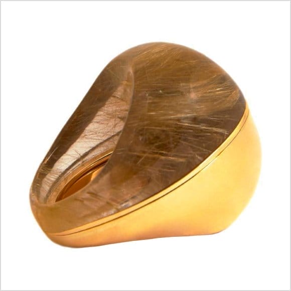 Jacqueline Rabun A Beautiful Life Rutilated Quartz Ring, Contemporary