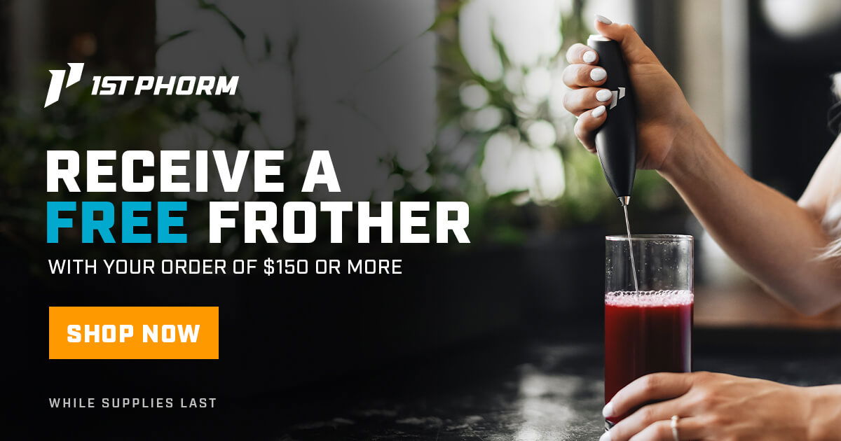 Free Frother With Order of \\$150 or More!