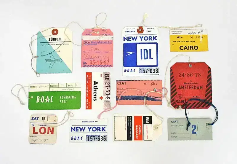 Image of Day 256: Vintage Airline Tags